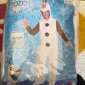 Adult Olaf One Piece Costume- Frozen